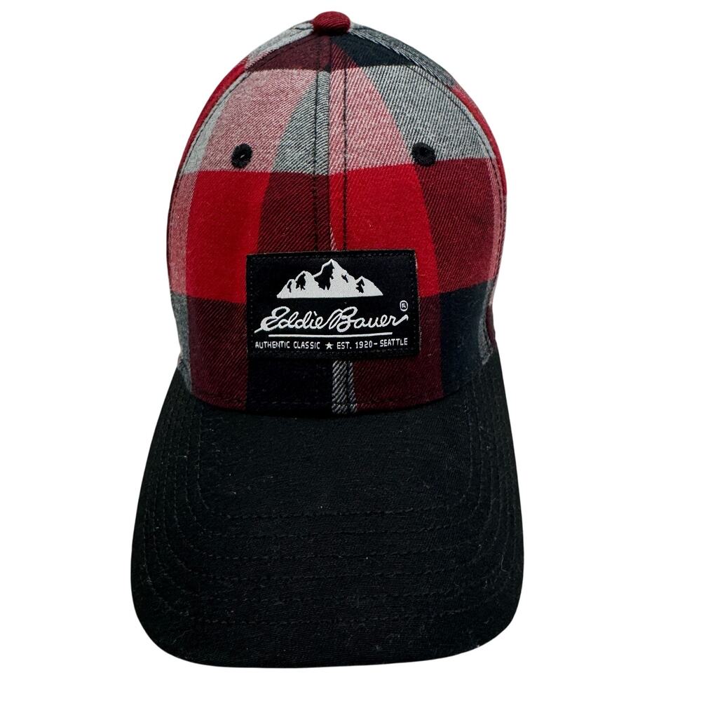 Eddie Bauer Outdoor Flannel Plaid Casual Hat Men's One Size
